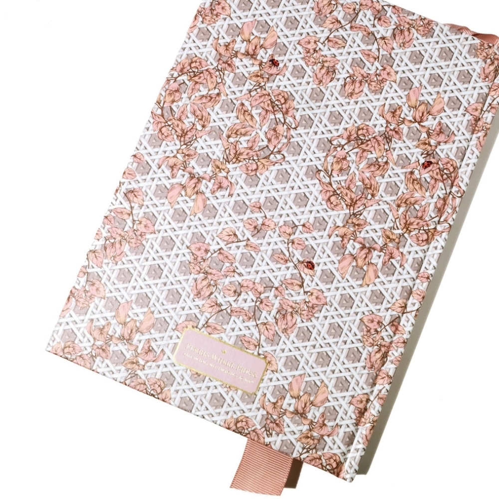 BNIB! The Sketchbook A5: Enveloped in Rattan - Pink from Ferris Wheel Press - Picture 3 of 3